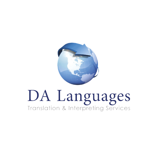 The DA Languages logo. The company has been awarded Silver by the Ministry of Defense.